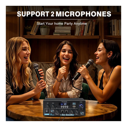 Woopker Ak55 Bluetooth 50 20 Canal 450w Power Stereo Para