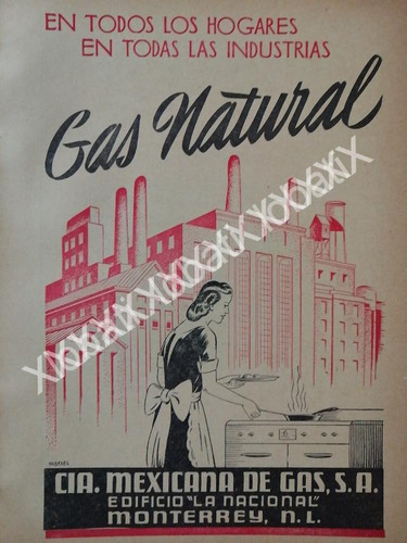 Cartel De Gas Natural Monterrey 1943685 Dibujo Bonifacio Mac