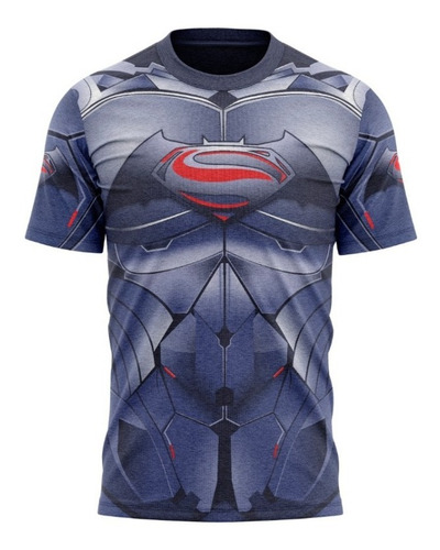 Imagem 1 de 4 de Superman Krypton - Camiseta Adulto - Tecido Dryfit