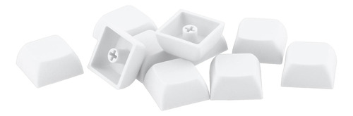 10x Pbt Keycaps Piezas De Repuesto De Teclado Para Blanco