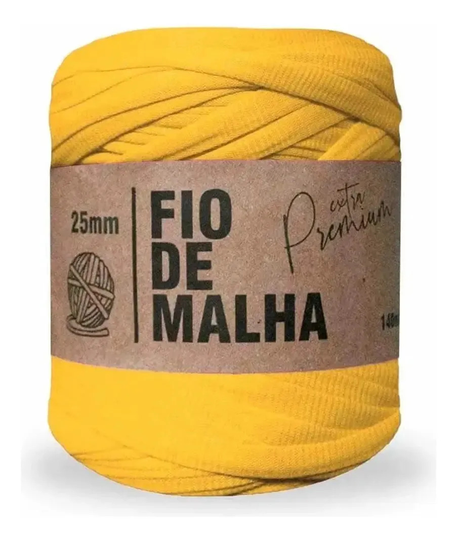 Fio De Malha Extra Premium 25mm 140m - Fischer Cor 68- Solar