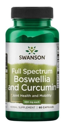 Swanson | Full Spectrum Boswellia And Curcumin I 60capsulas