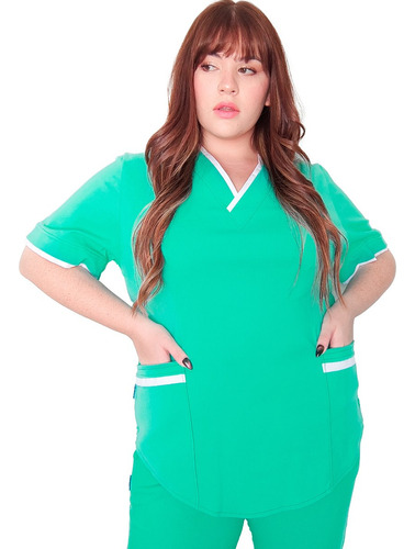 Ambo Médico Spandex Mujer Ajustable Talles Grandes-presente!