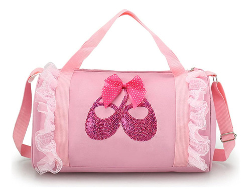 Bolso De Ballet Infantil Sehxim Facil Limpieza Rosa