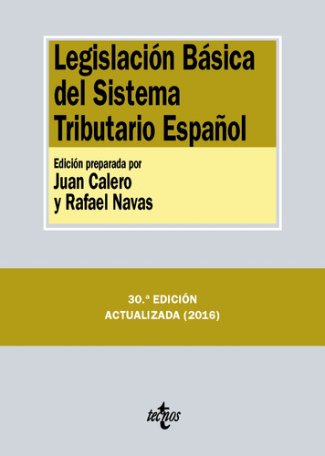 Libro Legislación Básica Del Sistema Tributario Español De E