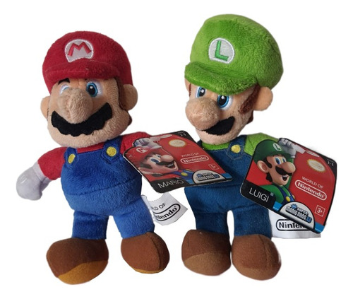 Peluches Mario Y Luigi Nintendo Originales