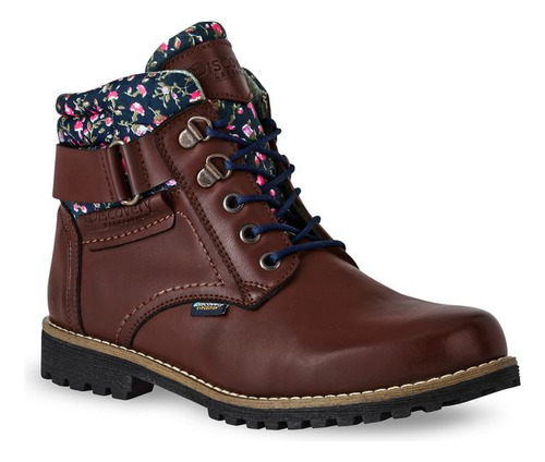 Botin Formal Pr60062o Caminar Mucho De Piso Paseo Liso Flor