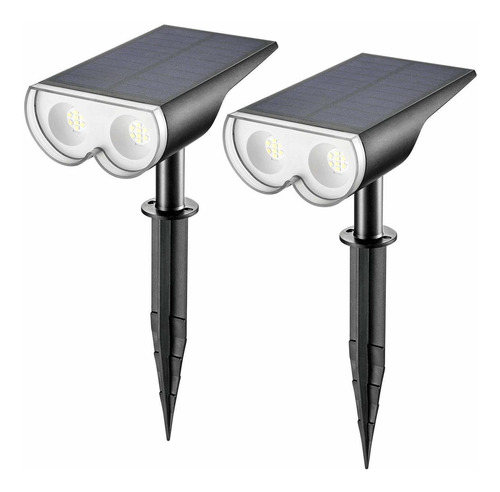 Focos Solares De Paisaje De 16 Led, Luces De Punto De L...