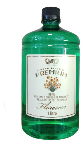 Refil Perfume E Difusor De Ambiente Florescer 1l Flora Pura