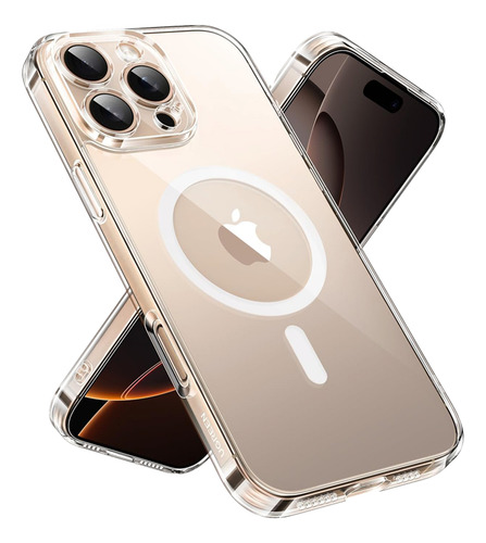 Funda Protectora Magnética Transparente Ugreen 45928 Classy Para iPhone 16 Pro Max