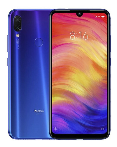 Celular Xiaomi Redmi Note 7 Global Dual 64 Gb 4 Gb Ram  - Azul