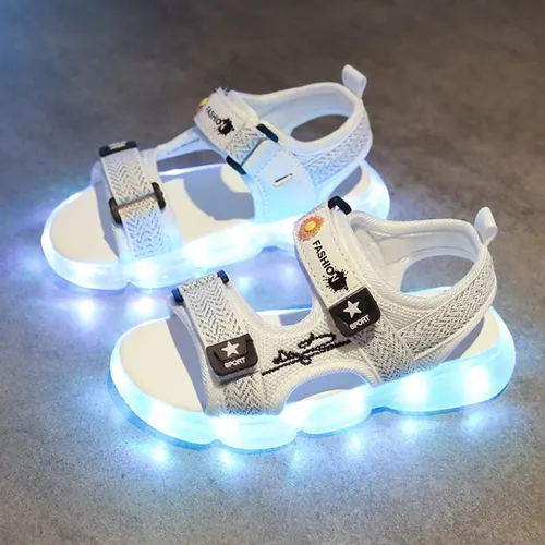 Sandalia infantil hotsell com luz