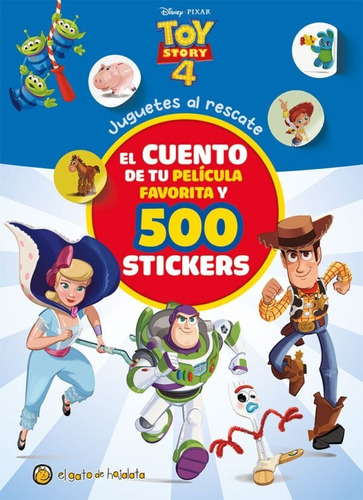 Toy Story 4 - 500 Stickers Juguetes Al Rescate 