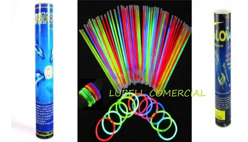 Imagem 2 de 3 de Tubo De Pulseiras Neon ( Com 100 Unidades ) + 50 Marabus