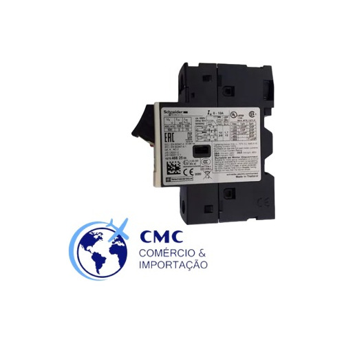 Gv2me14 - Disjuntor Termomagnetico Tesys Gv2 6-10a C/nf