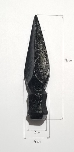 Accesorio De Reja Punta De Lanza Art.35112 Hierro Fundido