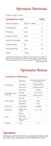Kit 6 Unidades Oderich | Dobradinha Com Feijão Branco 420g