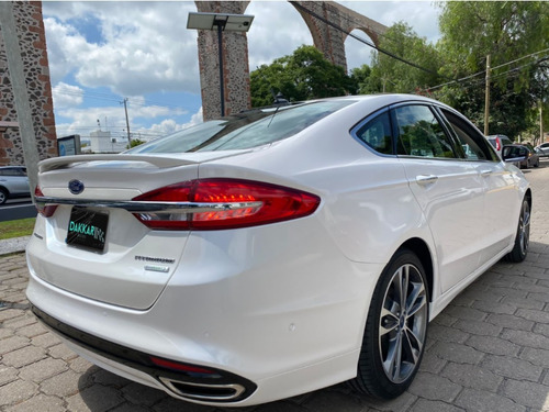 Imagen 11 de 14 de Ford Fusion Titanium Ecoboost Blanco 2018 At Dakkar Autos