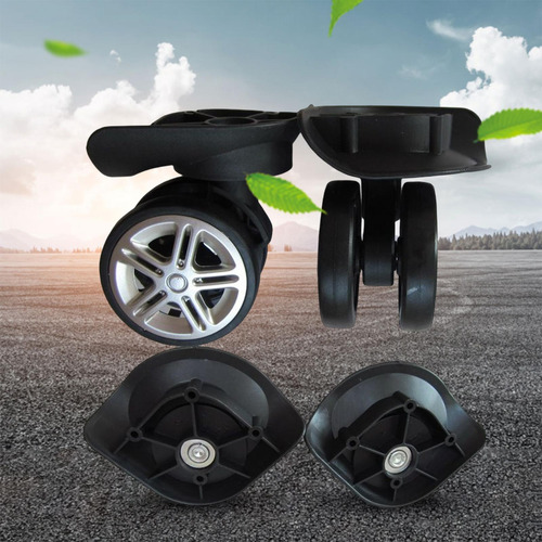 4 X 58mm Luggage Replacement Wheels Double Row Wheel For