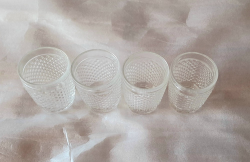Conjunto 4 Copos Vidro 100ml Aperitivo Transparente