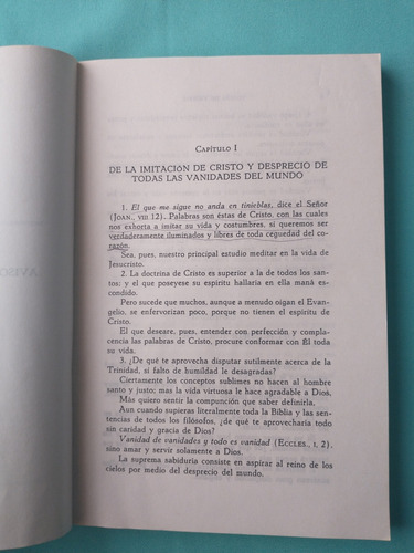 Imitación De Cristo - Tomás De Kempis, Ed. Latinoamericana (Usado)