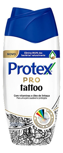 Sabonete Líquido Gel De Banho Pro Tattoo 230ml Protex