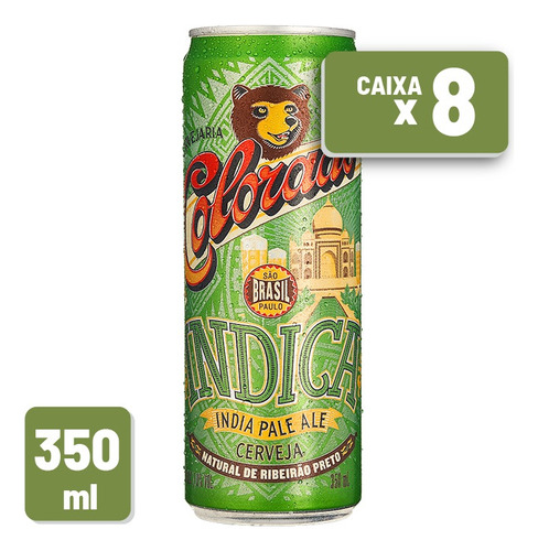 Cerveja Colorado Indica Lata 350ml - Pack Com 8 Unidades