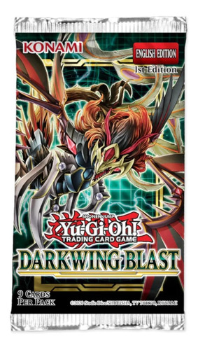 Yu-gi-oh! Darkwing Blast Booster Sobre Inglés