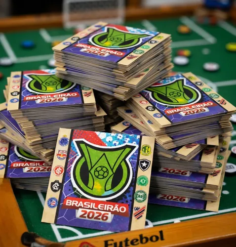 Kit 1000 Mil Cards Brasileirão 2026 - 250 Pacotinhos Atacado
