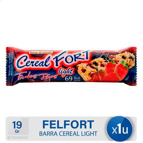 Barra De Cereal Felfort De Ksabor Frutos Rojo - Mejor Precio