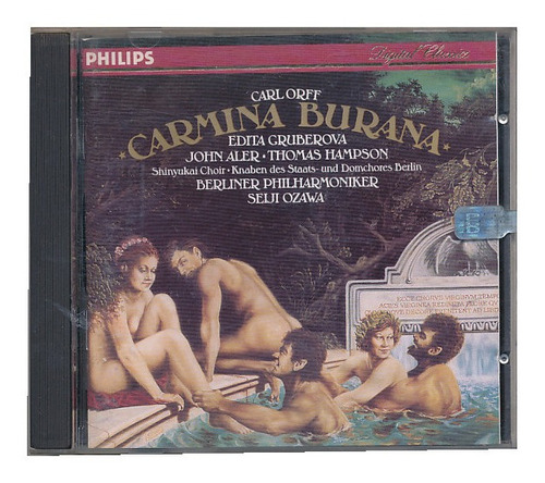 Cd Carl Orff - Carmina Burana - Eeuu 1989