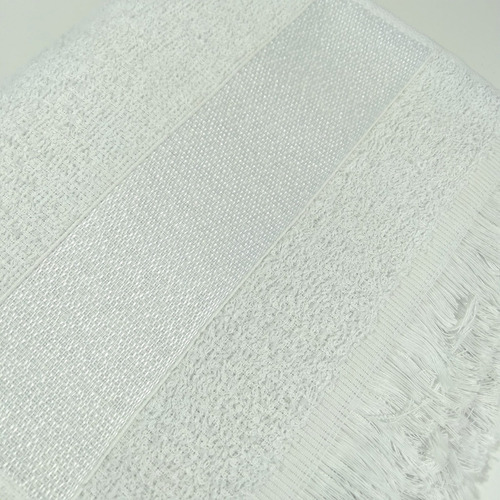 Kit 500 Toalhinha De Mão Visita Boca Felpuda Para Sublimação Cor Branco