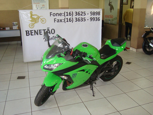 Imagem 9 de 10 de Kawasaki Ninja 300 R Verde 2013