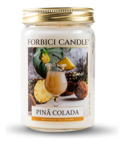 Vela Aromática Vegetal - Pia Colada 275g - Forbici