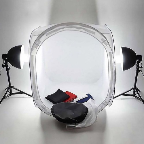 Imagen 2 de 6 de Cubo Caja De Luz Para Fotos Fotografía 40cm. Ps03