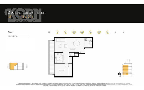 Imagen 8 de 30 de Venta Departamento Apto Profesional De 2 Ambientes En Palermo - En Construccion