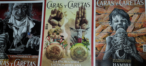 Lote X 19 Caras Y Caretas N° 2252 Kirchner 2010 Y Otras (Usado)