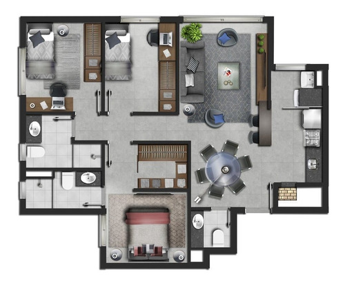 Imagem 11 de 13 de Apartamento À Venda No Bairro Centro - Canoas/rs - O-5295-13083
