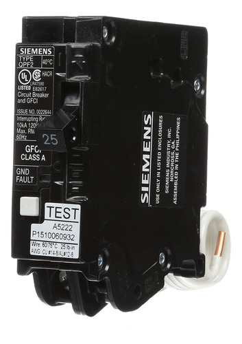 Siemens Qf125 Un Interruptor Circuito Falla Terreno 50 Amp 2