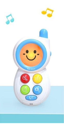 Juguete Bebe Smartphone Musical Luz Sonidos Espejo Babymovil