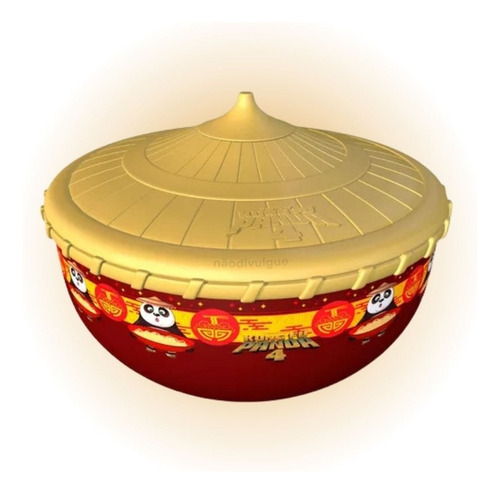 Balde Pipoca Kung Fu Panda 4 Grande Colecionável Oferta
