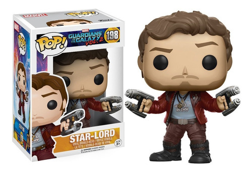 Funko Pop! Guardians Of The Galaxy Vol. 2 - Star Lord #198