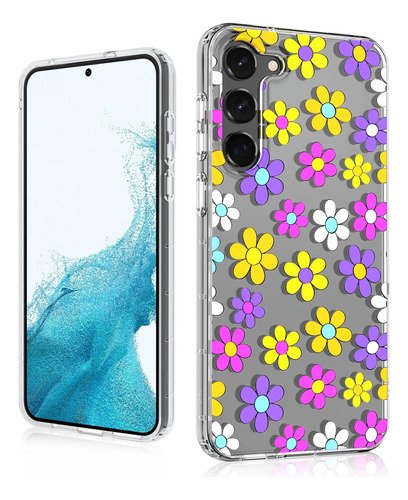 Funda Mybat Pro Slim Para Galaxy S23 Multi Color Daisy