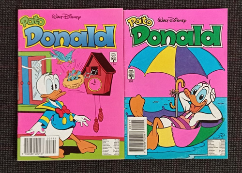 Imagen 1 de 4 de Pato Donald Walt Disney Abril Cinco Varios Numeros
