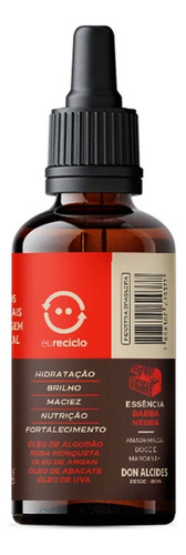 Kit 3x Óleo Barba Negra Guaraná E Vanilla Coffee Don Alcides