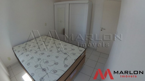 Imagem 8 de 13 de Apartamento Ecogarden Para Locação, 2 Quartos, 46m² - Ponta Negra - Aa00496