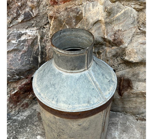 Antiguo Bote Lechero Tipo Castaña (Usado)