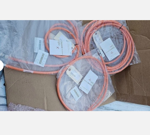 Lote De 3 Cables Rexroth R911385585 Y R911385381 Naranja