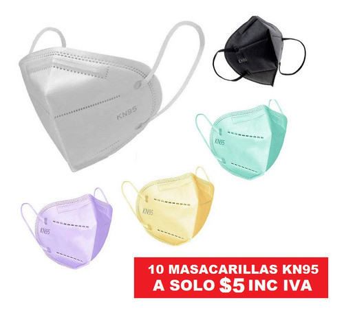 Mascarilla Kn95 A $0,50 Y Quirurjicas A $2,99 La Caja