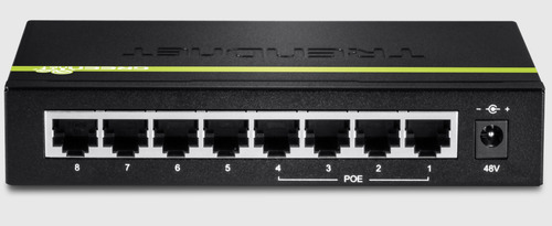 Switch Poe De 8 Puertos A 10/100mbps Trendnet